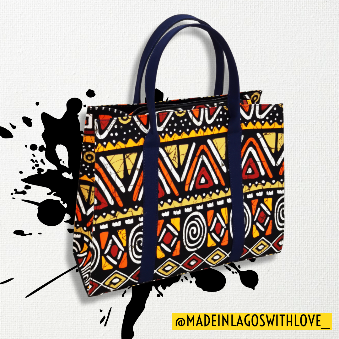 Badagry Ankara Tote - Large