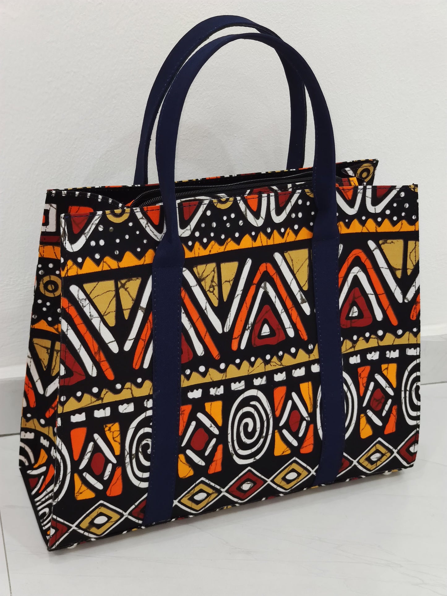 Badagry Ankara Tote - Large