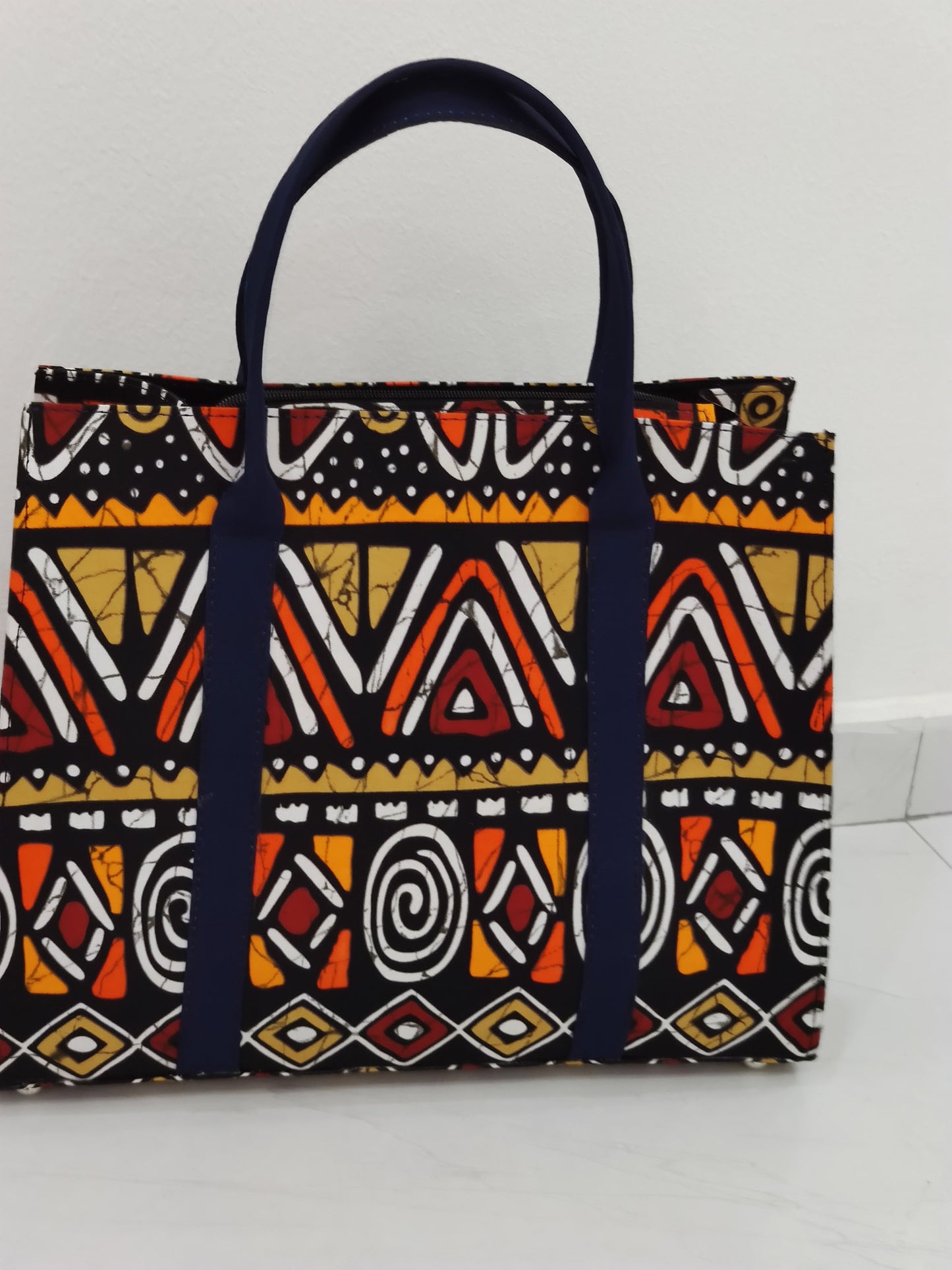 Badagry Ankara Tote - Large